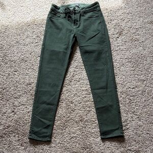Just Black Olive Green Skinny Jeans